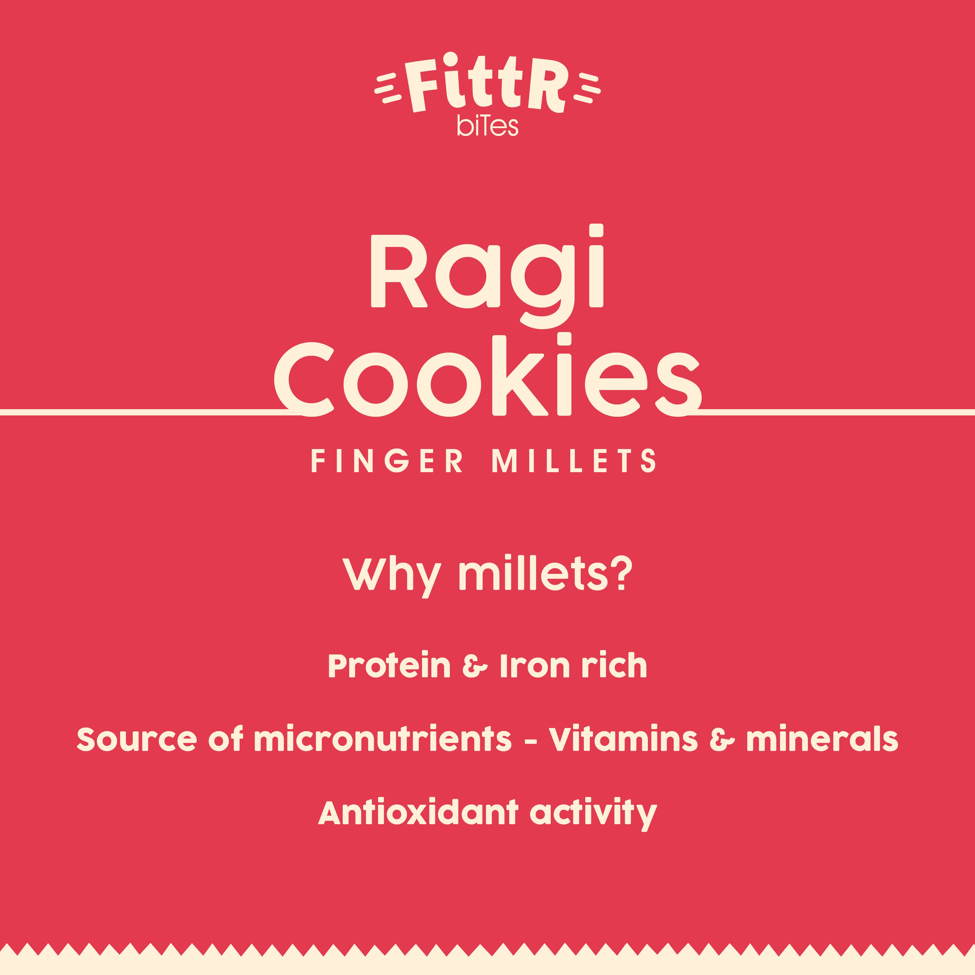 Assorted Millet cookies - pack of 4