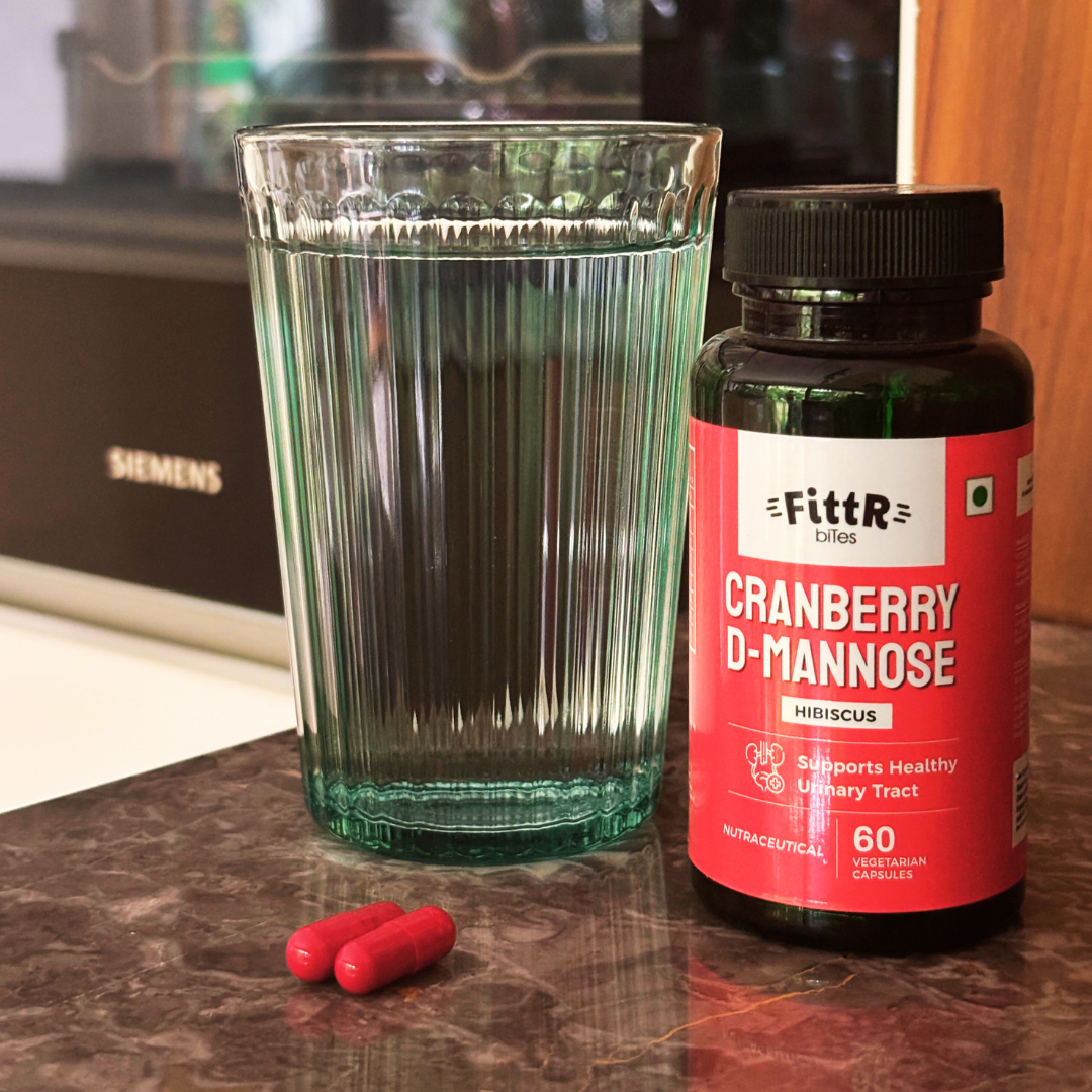 Daily Cranberry D-Mannose Capsule for Men and Womenās Urinary Tract Health