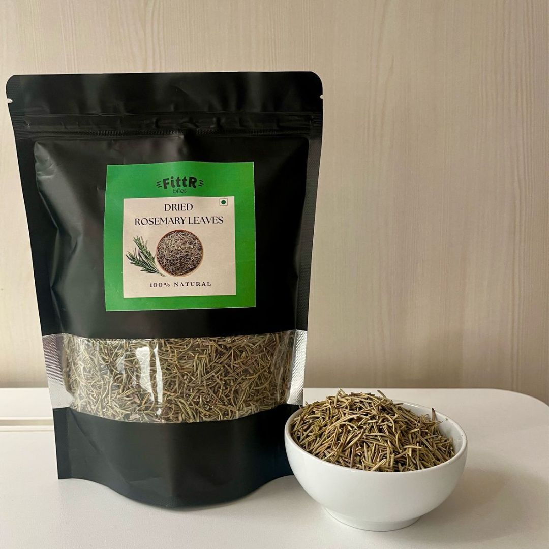 FittR Bites Dried Rosemary Leaves in Kitchen ā Perfect for Cooking and Wellness