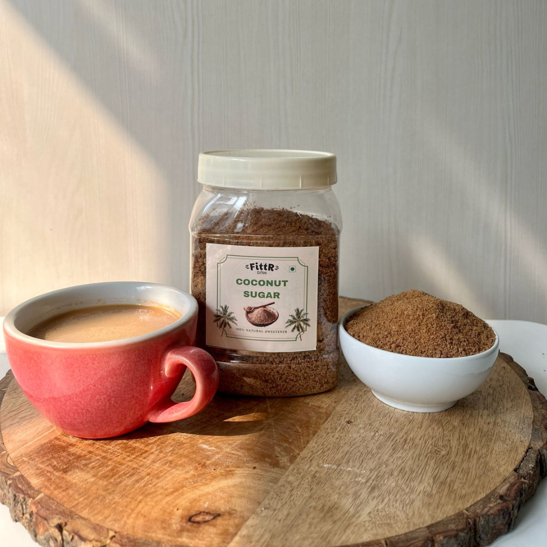 FittR Bites Coconut Sugar in Kitchen ā Ideal for Healthy Baking and Cooking