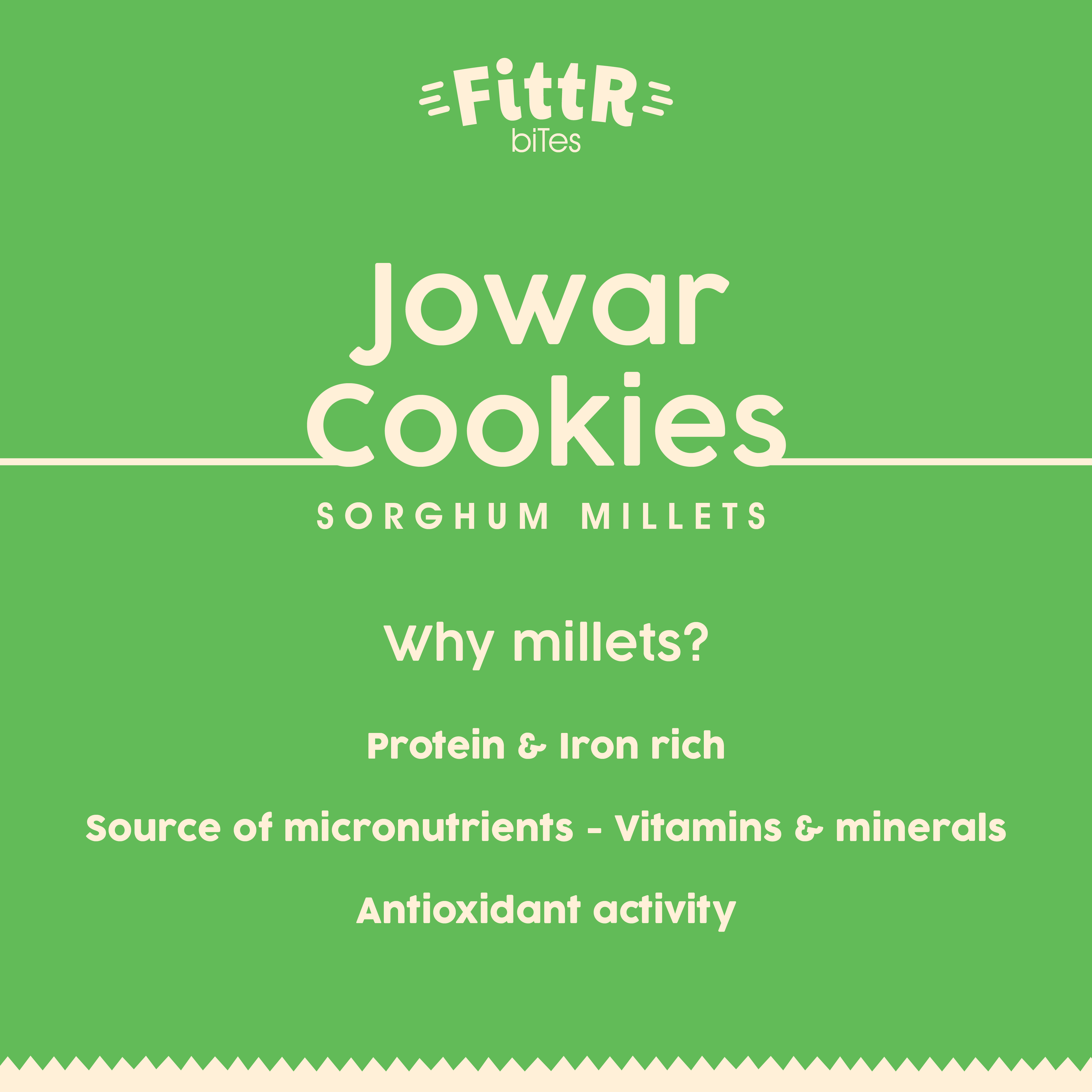 Jowar Millet Cookies ( (Pack of 4 boxes - 100 grams each box)