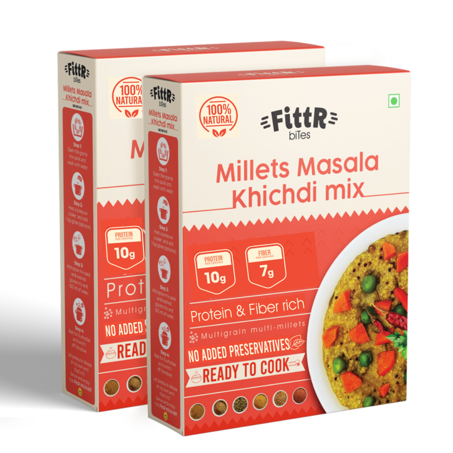 Multi Millets Masala Khichdi Mix | 200 Grams Pack