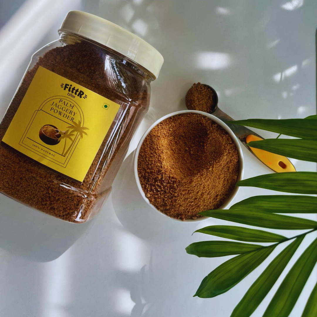 FittR Bites Palm Jaggery – Natural Sweetener & Sugar Substitute (325g)