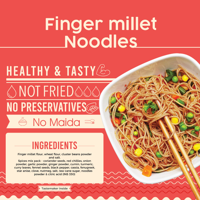 Finger millet (Ragi) Healthy Noodles