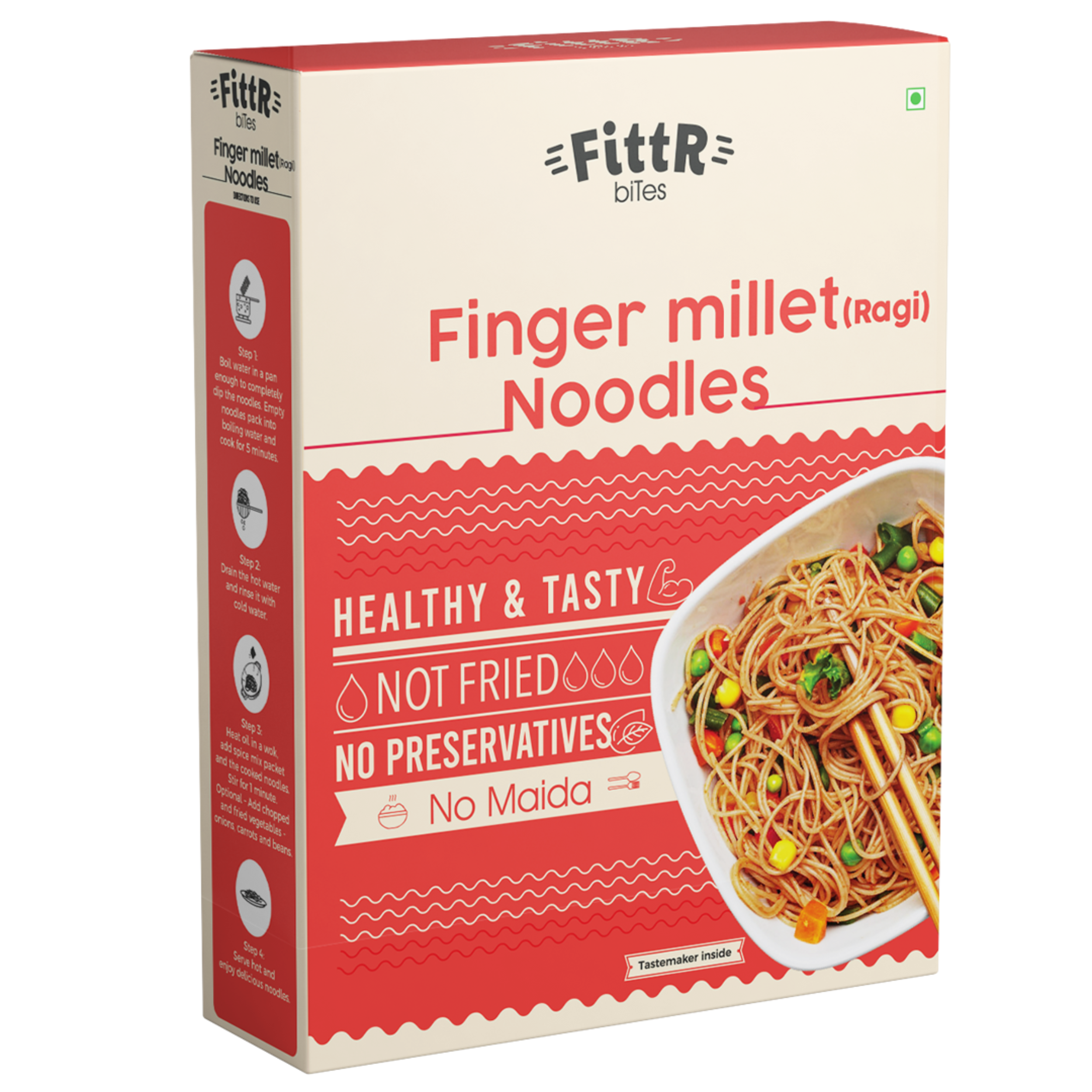 Multi Millets Noodles & Finger Millets (Ragi) Noodles Combo | Pack of 2 | 192g Each