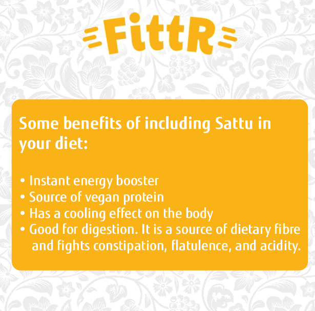 Sattu Energy Booster - Pack of two (Each pack 200 gms - 5 X 40 gms sachets)